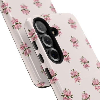 The Sweetest Thing in Coquette Rose Bouquet - iPhone Case, Samsung Galaxy Case, Google Pixel Case