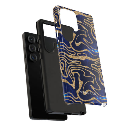Cosmic Zebra in Blue - iPhone Case, Samsung Galaxy Case, Google Pixel Case