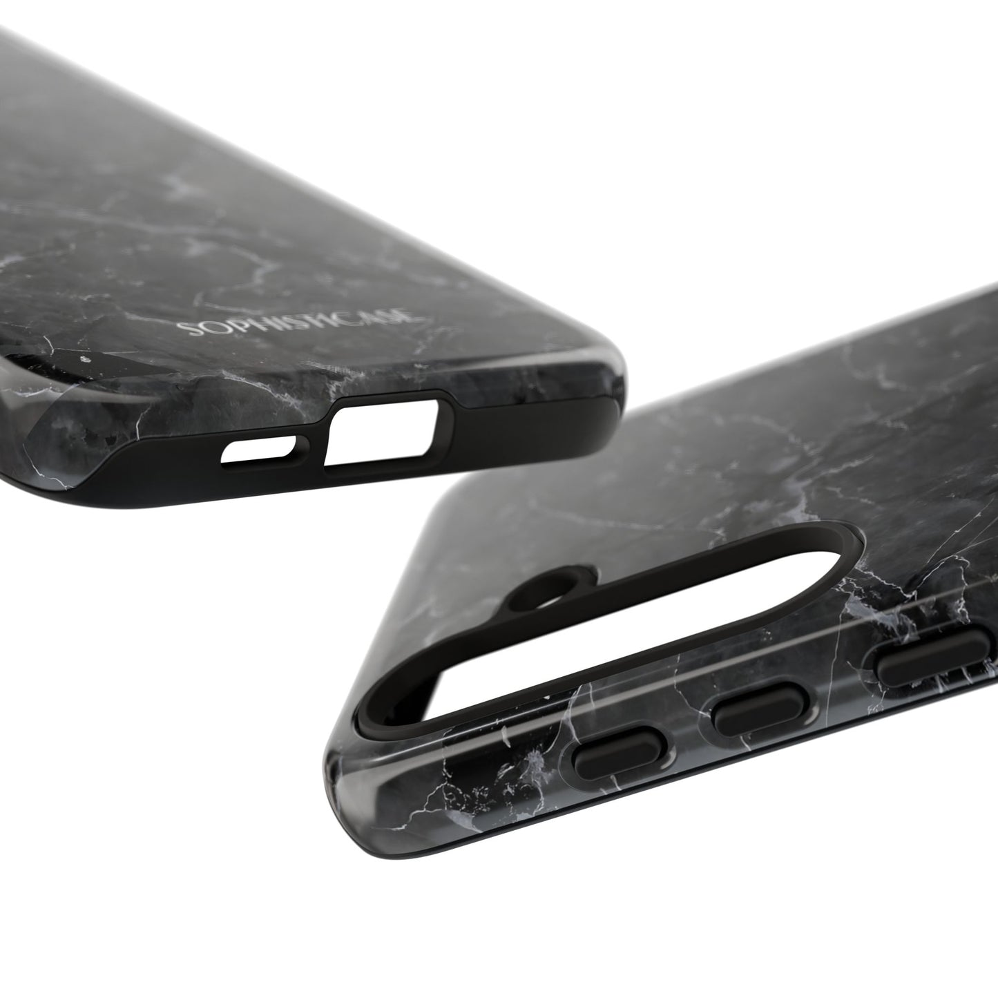 Marble Opulence in Black - iPhone Case, Samsung Galaxy Case, Google Pixel Case