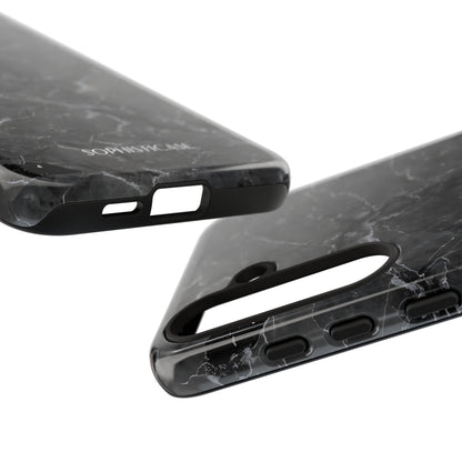 Marble Opulence in Black - iPhone Case, Samsung Galaxy Case, Google Pixel Case