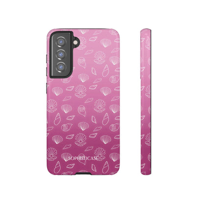 Seashell Society in Purple - iPhone Case, Samsung Galaxy Case, Google Pixel Case