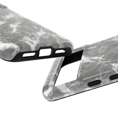 Marble Crush in Charcoal Grey - Tough Phone Case