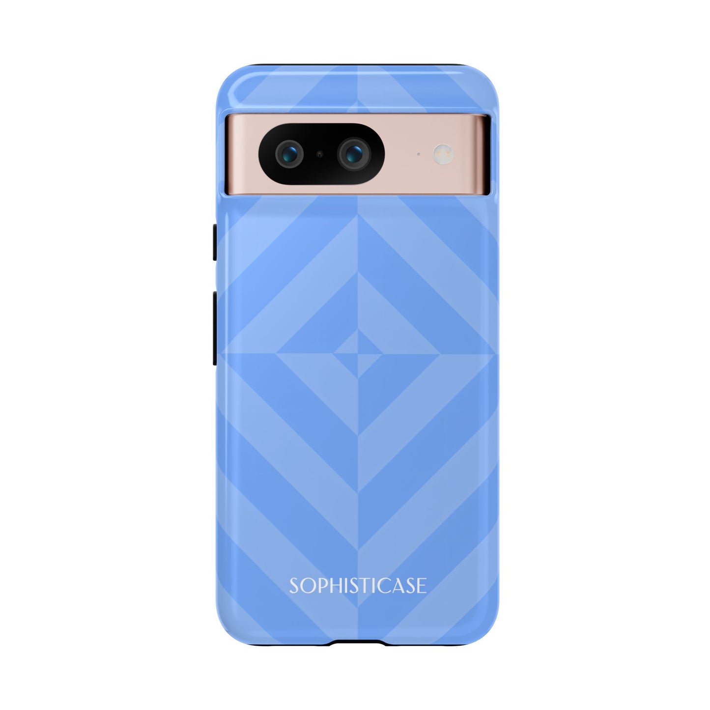 Zenergy in Blue - Dual Layer Shockproof Phone Case for iPhone, Google Pixel and Samsung Galaxy