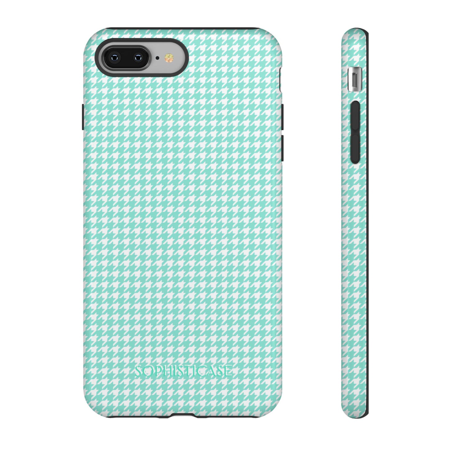 Tough Case - Houndstooth in Green