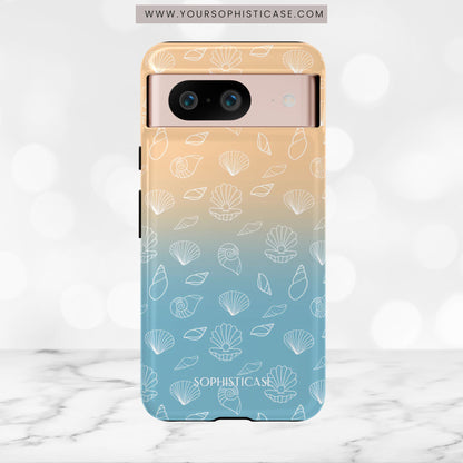 Seashell Society in Sandy Shore - iPhone Case, Samsung Galaxy Case, Google Pixel Case