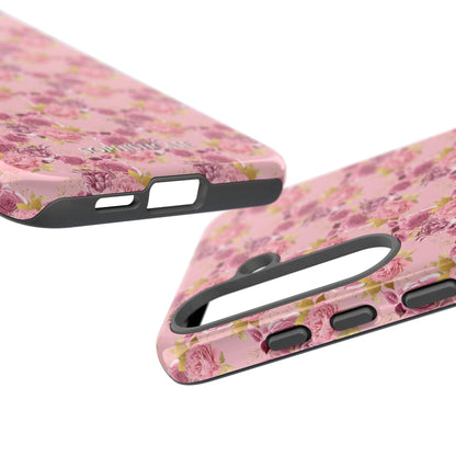 Rose Diamond Romance in Amelie - Tough Phone Case