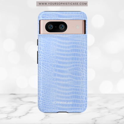 Luxe Leather in Blue - Tough Phone Case