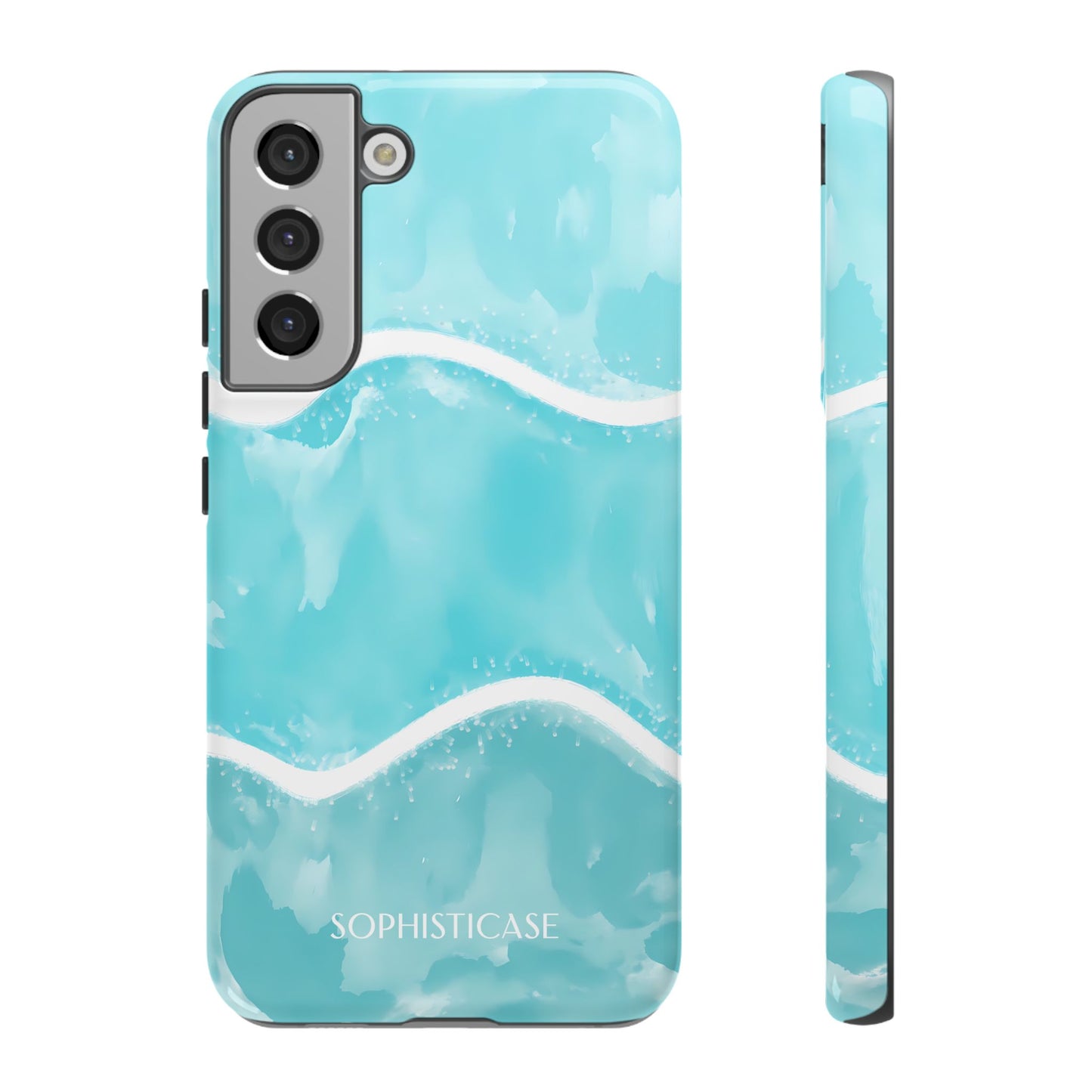 Serenity in Aqua - Drop Proof Phone Case for Samsung Galaxy