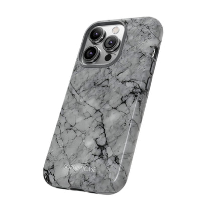 Marble Opulence in Grey - iPhone Case, Samsung Galaxy Case, Google Pixel Case