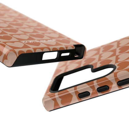 Tough Love in Brown - Tough Phone Case