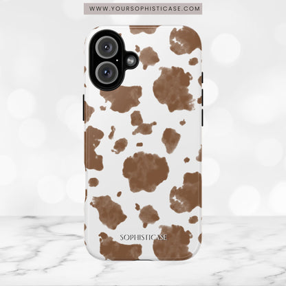 Holy Cow in Brown - iPhone Case