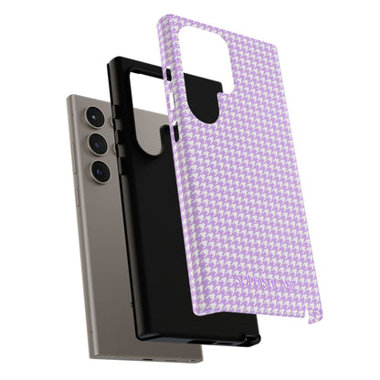 Tough Case - Houndstooth in Pastel Purple