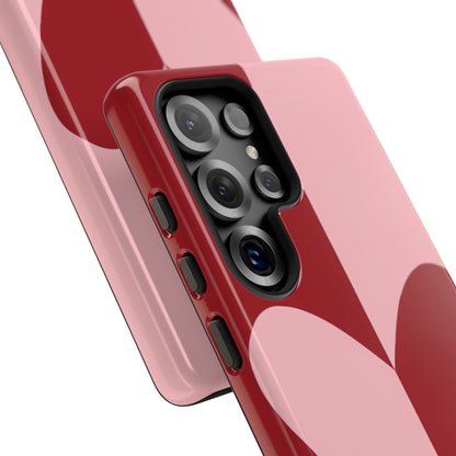 Be Mine in Red and Pink - iPhone Case, Samsung Galaxy Case, Google Pixel Case