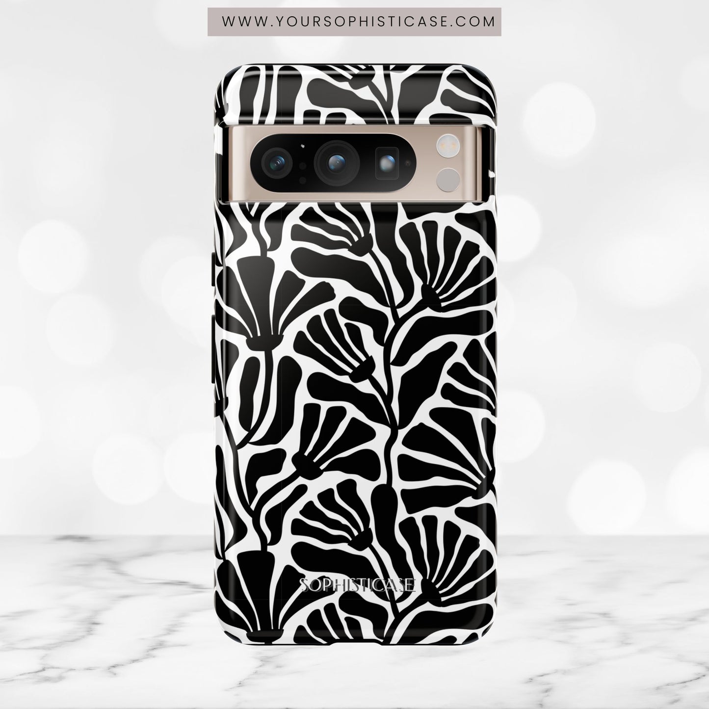 Dark Thoughts in Urban Vine - Tough Phone Case
