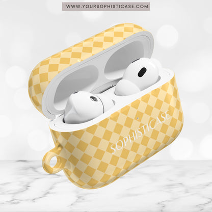 AirPod Cases - Diamond Diva in Mustard
