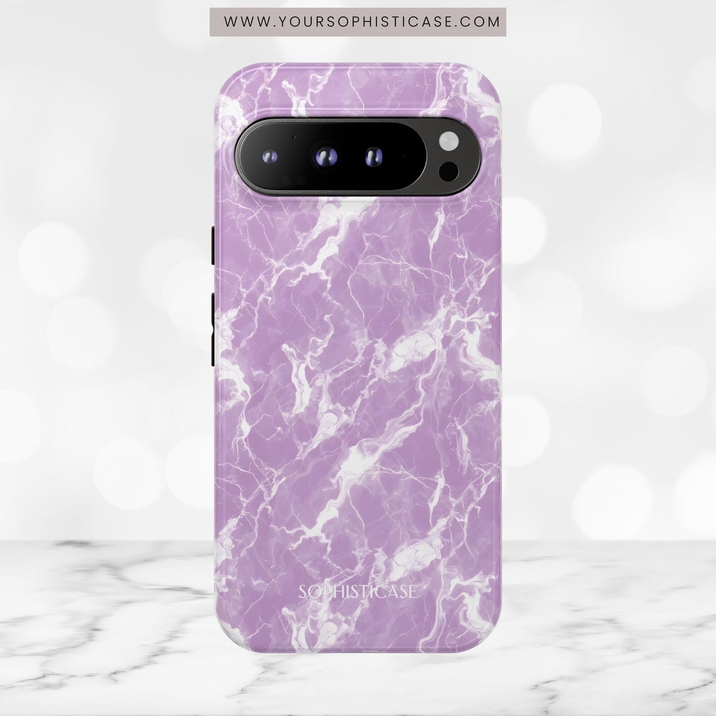 Marble Crush in Purple - Tough Phone Case