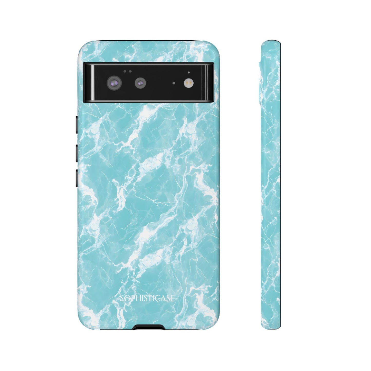 Marble Crush in Aqua - Tough Phone Case
