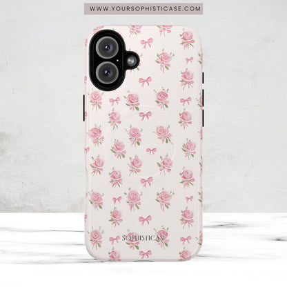 The Sweetest Thing in Coquette Roses and Bows - iPhone Magsafe Case