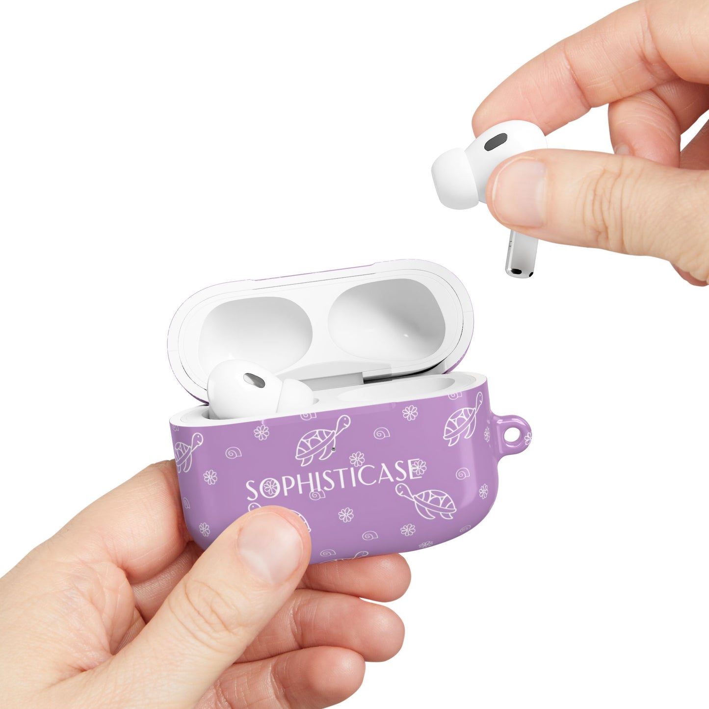 AirPod Cases - Turtle Island in Purple