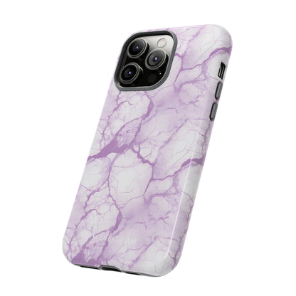 Marble Opulence in Purple - iPhone Case