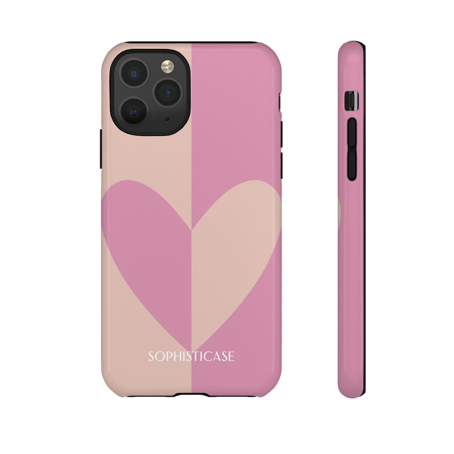 Be Mine in Pink and Brown - Tough Phone Case for iPhone