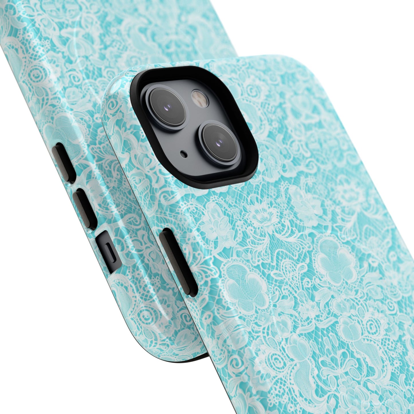 Luxe Lace in Aqua - Magsafe Case