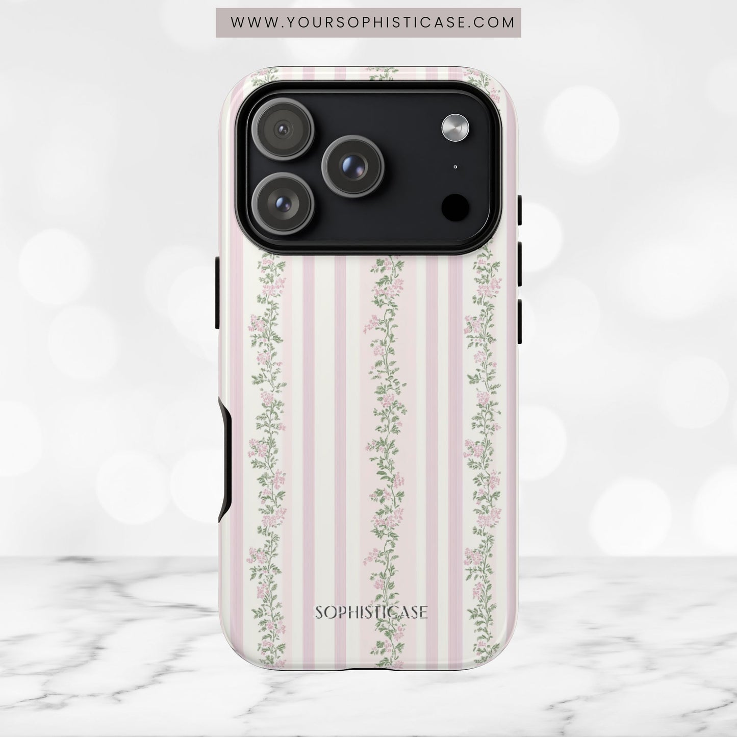 The Sweetest Thing in Coquette Rose Vine - iPhone Case, Samsung Galaxy Case, Google Pixel Case