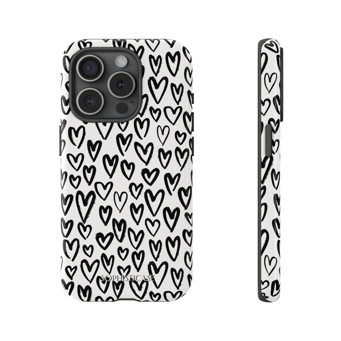 Dark Thoughts in Urban Heart - Tough Phone Case