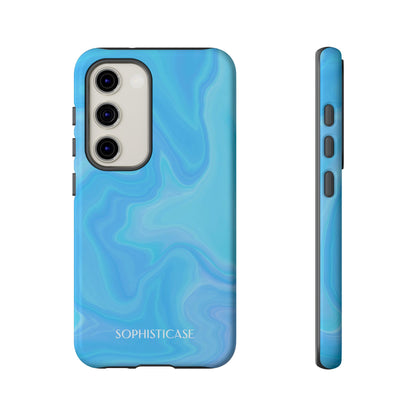 Liquid Magic in Blue - Drop Proof Phone Case for Samsung Galaxy