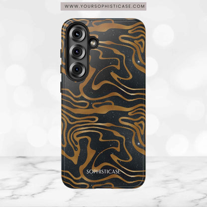 Cosmic Zebra in Black - iPhone Case, Samsung Galaxy Case, Google Pixel Case