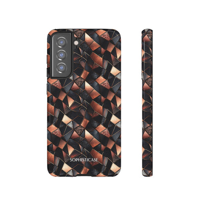 Rose' Runway in Noir Mosaic - Tough Phone Case