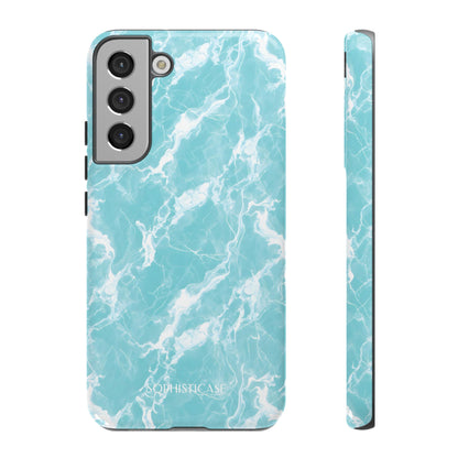 Marble Crush in Aqua - Tough Phone Case