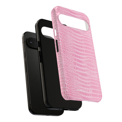 Luxe Leather in Pink - Tough Phone Case