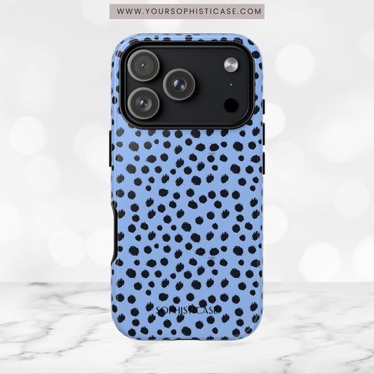 Cheetahs and Liars in Blue - iPhone Case