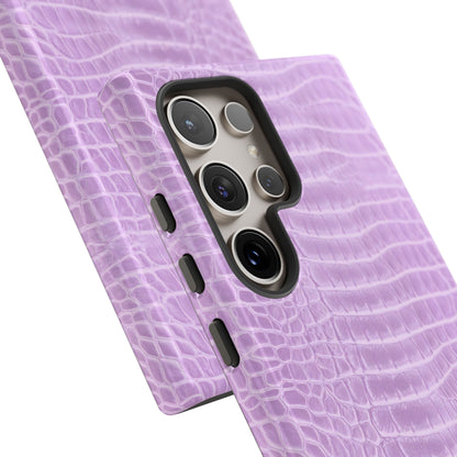Luxe Leather in Purple - Samsung Galaxy Case