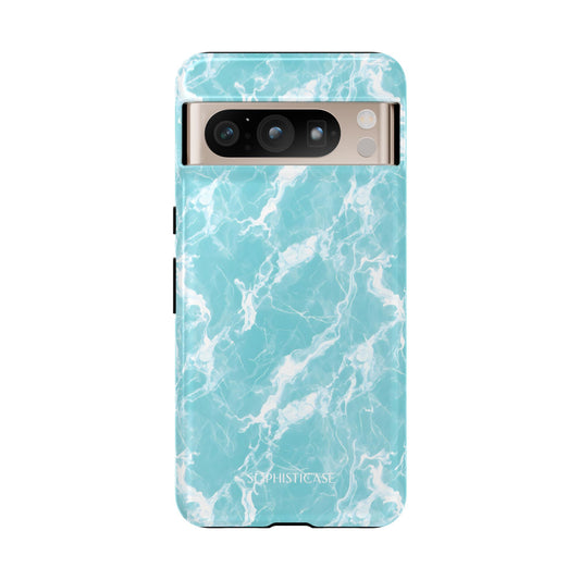 Marble Crush in Aqua - Google Pixel Case