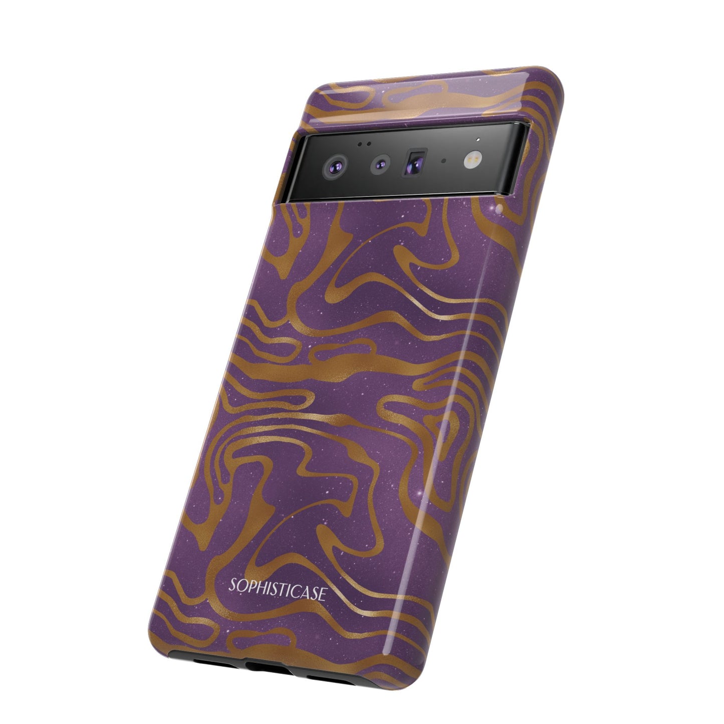 Cosmic Gold in Purple - iPhone Case, Samsung Galaxy Case, Google Pixel Case