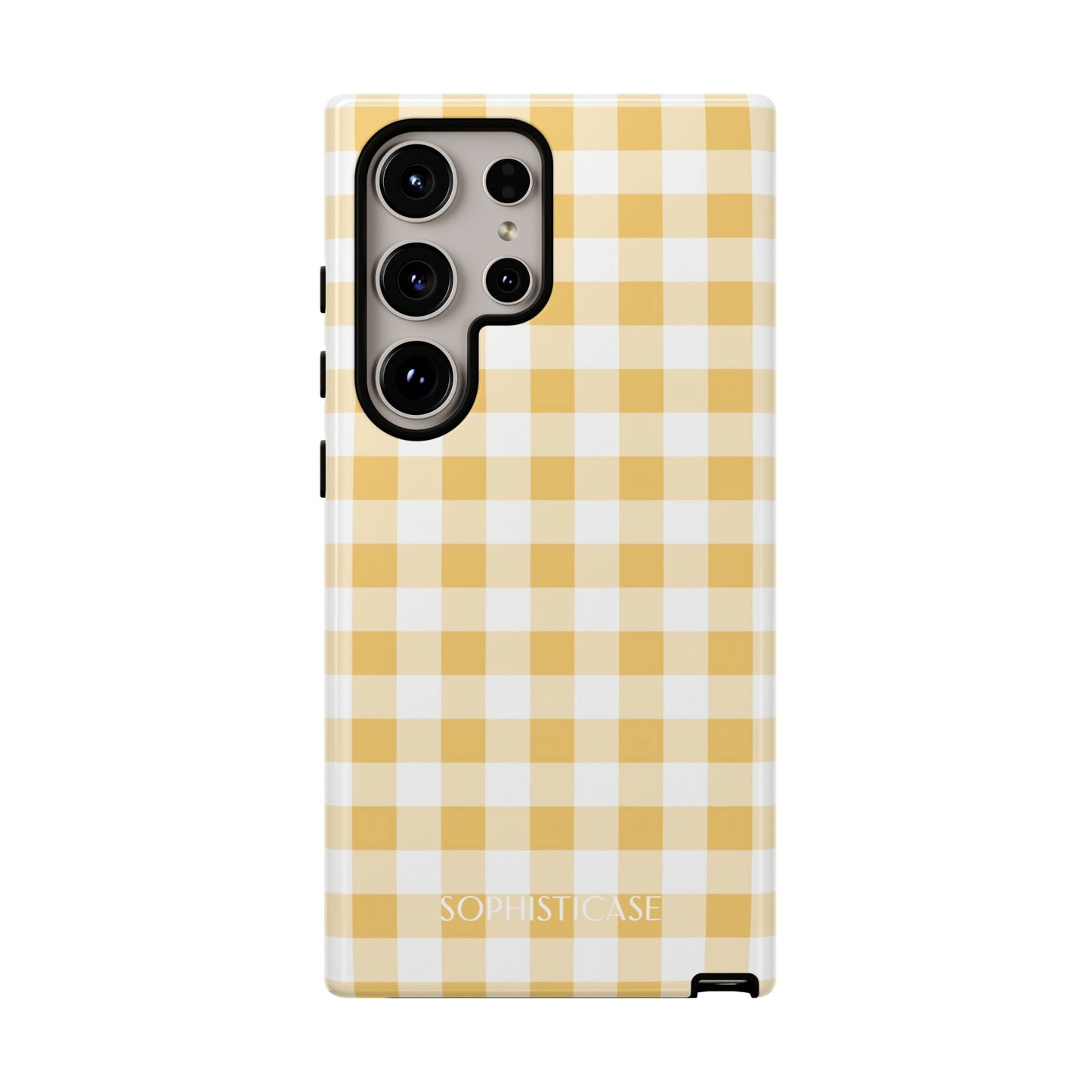 Tough Case - Gingham in Yellow