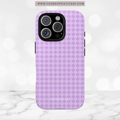 Diamond Diva in Pastel Purple - iPhone Case