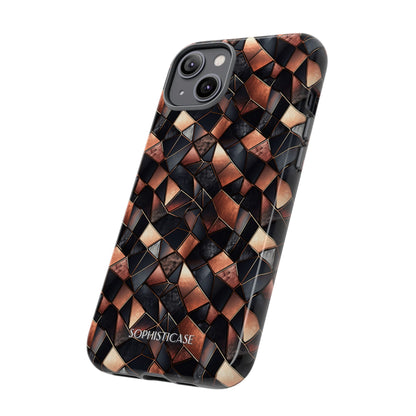 Rose' Runway in Noir Mosaic - Tough Phone Case