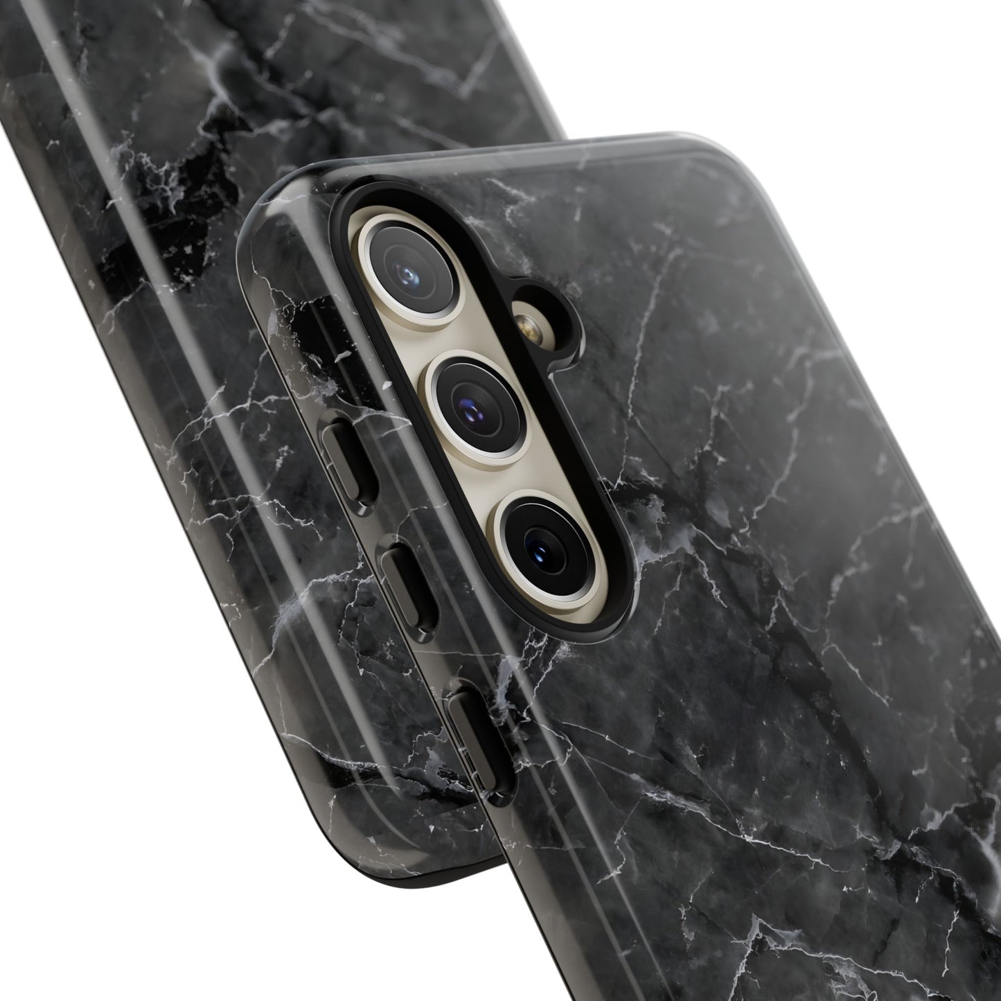 Marble Opulence in Black - iPhone Case, Samsung Galaxy Case, Google Pixel Case