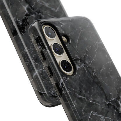 Marble Opulence in Black - iPhone Case, Samsung Galaxy Case, Google Pixel Case