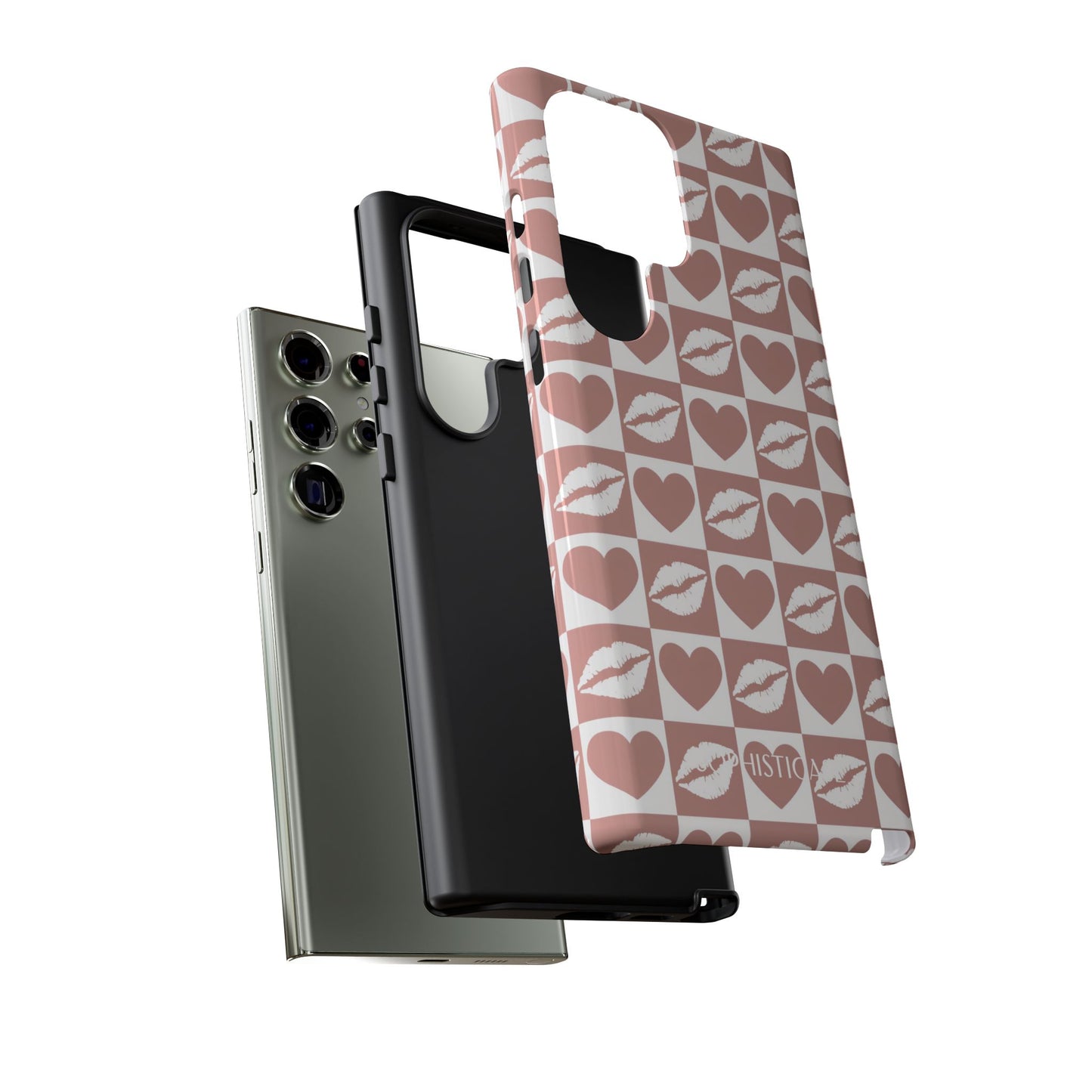 Belle Amie in Neutral Brown - Galentines Release - Drop Proof Protective Phone Case for iPhone, Samsung Galaxy and Google Pixel