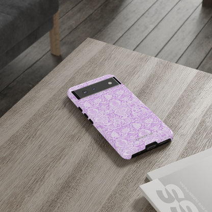 Luxe Lace in Purple - iPhone Case, Samsung Galaxy Case, Google Pixel Case