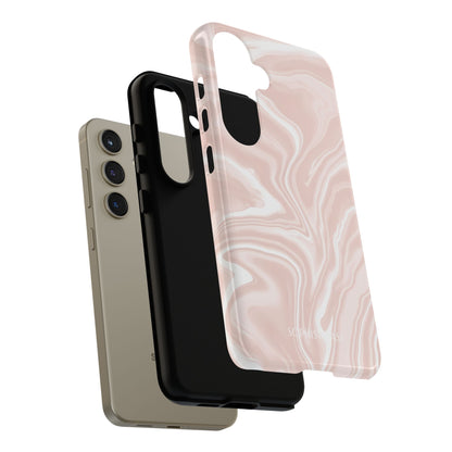 Liquid Dreams in Neutral Beige - Tough Phone Case