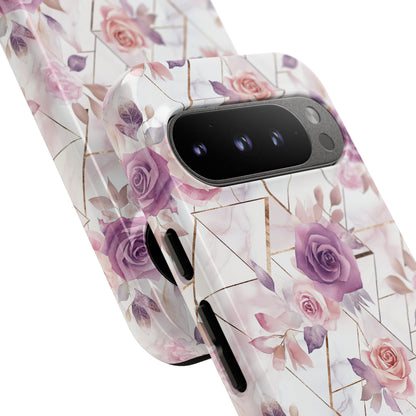 Royal Floral in Rose Royale - Tough Phone Case