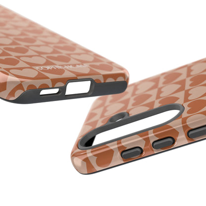 Tough Love in Brown - Tough Phone Case