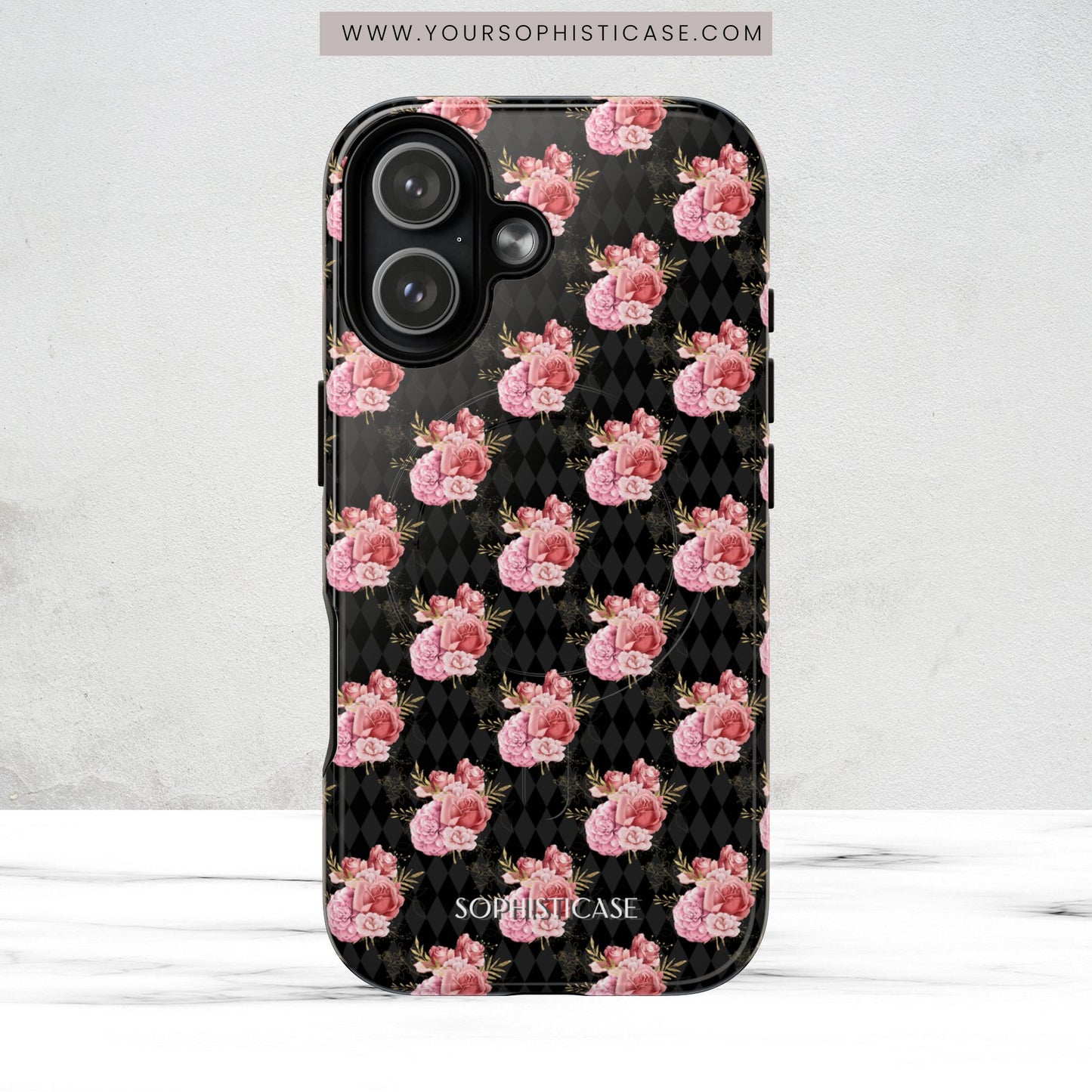 Rose Diamond Romance in Vivienne - Magsafe Case