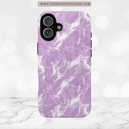 Marble Crush in Purple - iPhone Case