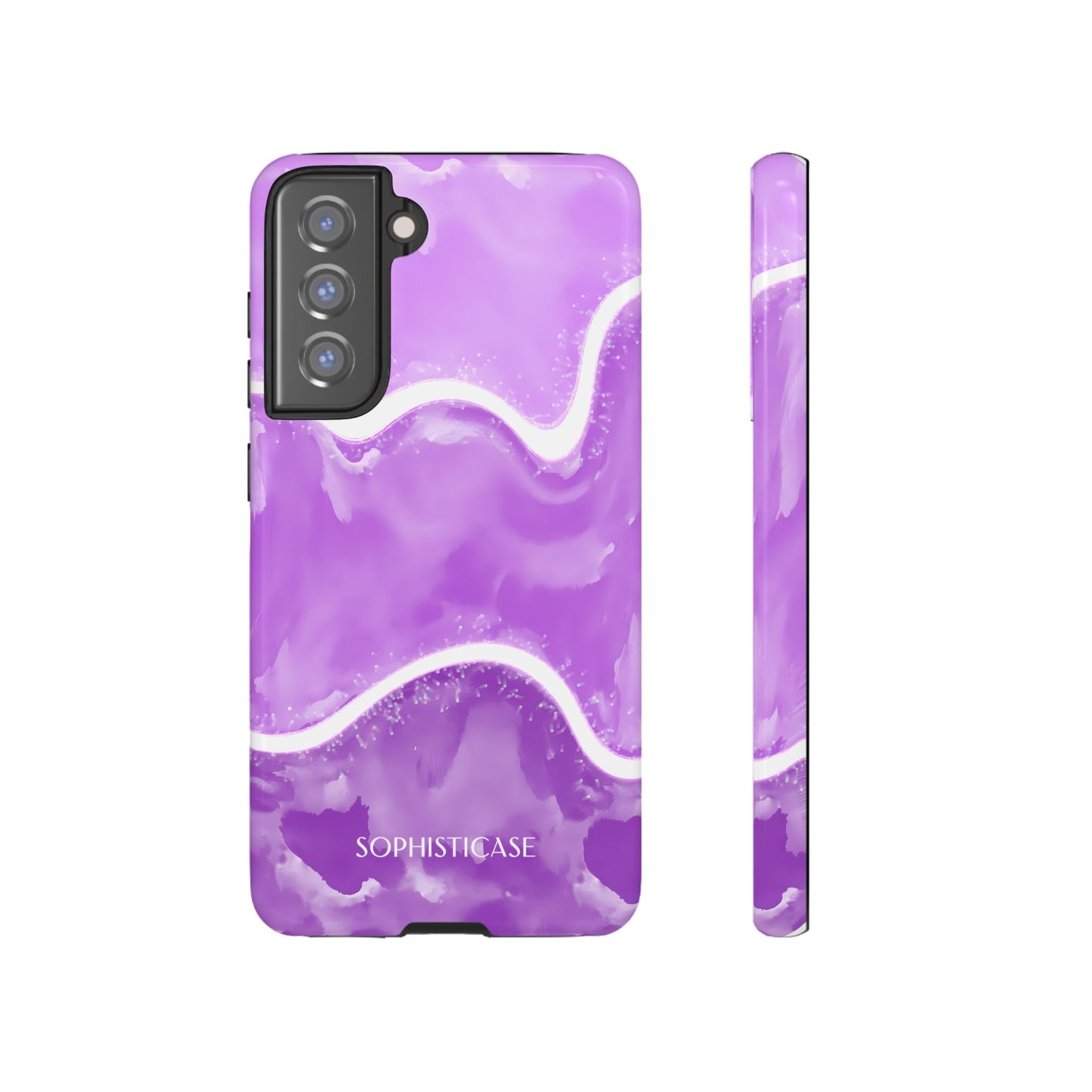 Serenity in Deep Purple - Protective Phone Case for Samsung Galaxy